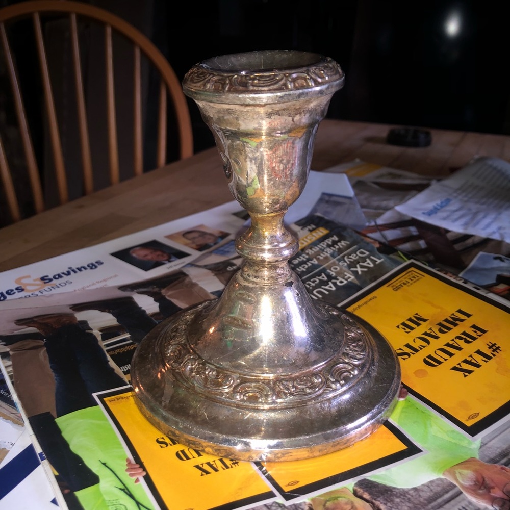 Antique candle holder